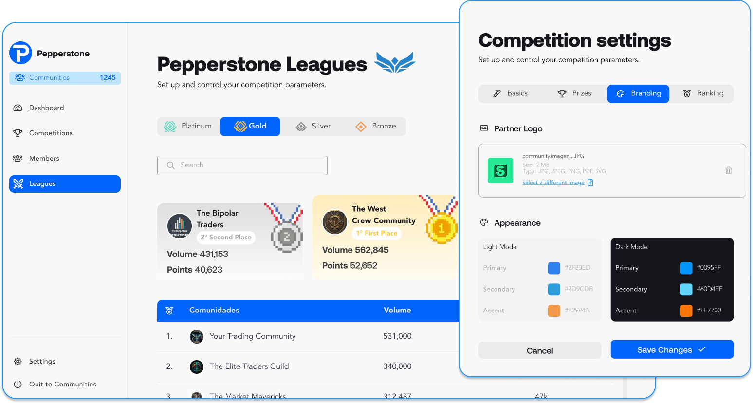 Broker-branded competition mockup