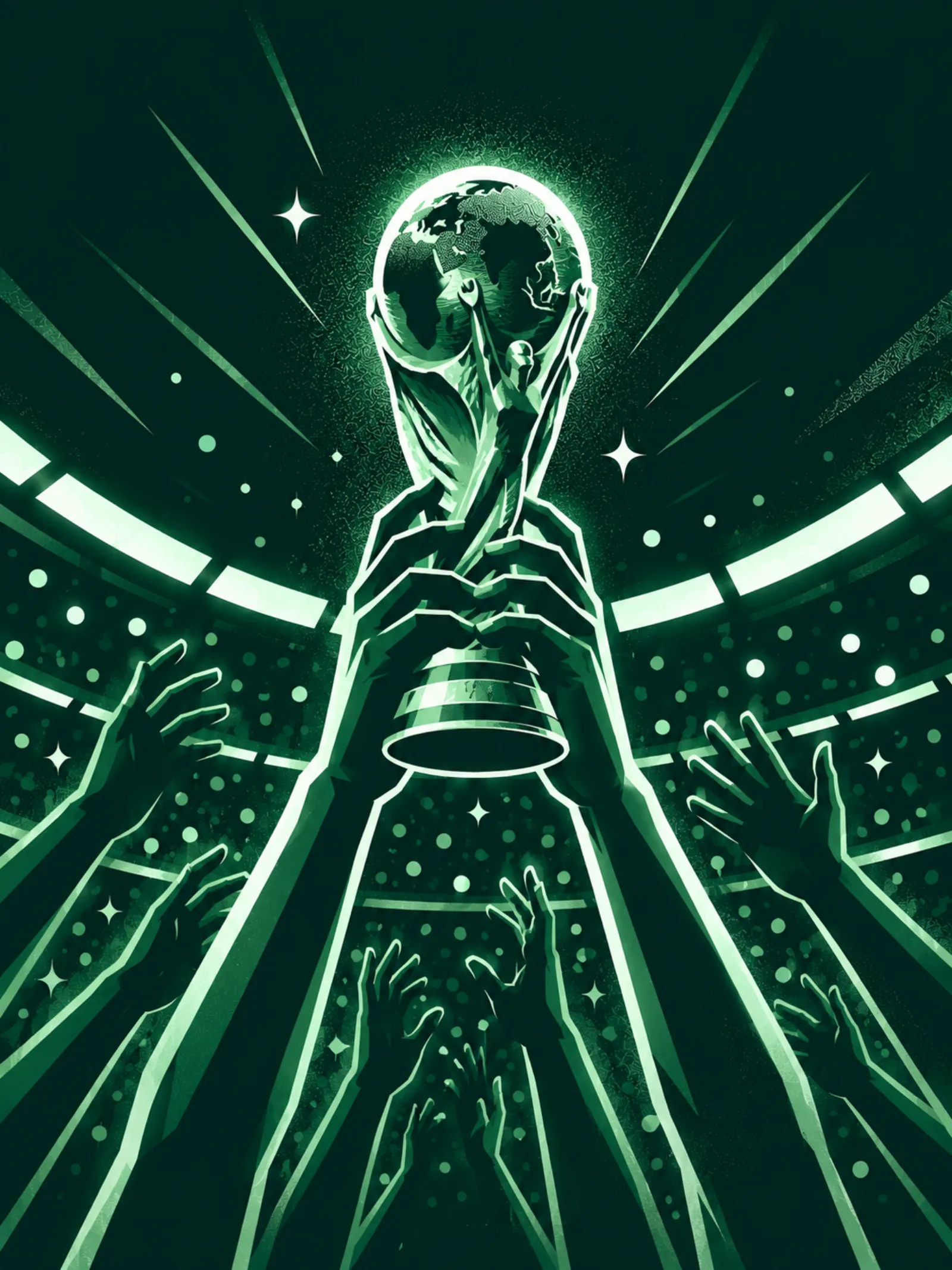Trading World Cup trophy